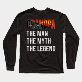 Grand Father Papua New Guinean Grandpa The Man The Myth The Legend - Gift for Papua New Guinean Dad With Roots From  Papua New Guinea Long Sleeve T-Shirt